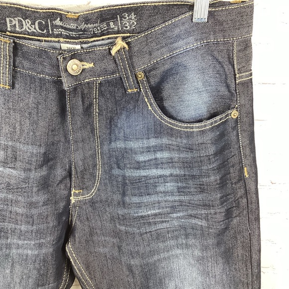 NWT PD&C Men’s Relaxed Fit Denim Jeans Men’s Size 34x32 - Picture 3 of 10